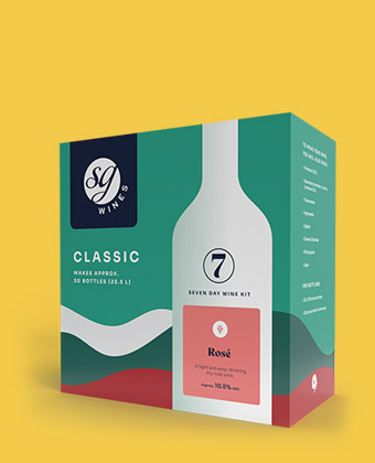 Classic range 7 day wine kits from SG Wines