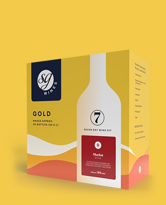 Gold range 7 day wine kits from SG Wines